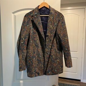 Needles Multicolor Paisley Jacket with Purple Lining